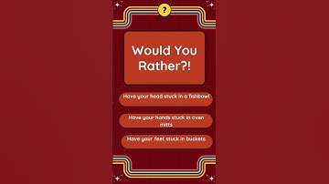 Would You Rather? 🤪 Fun, Crazy & Hilarious Choices Game | Interactive Quiz Shorts