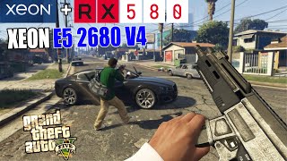 PC Gamer de R$1500 | Xeon E5 2680v4   RX580 8GB - Grand Theft Auto V (1080P ALTO/ULTRA)