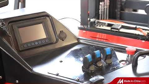 Seated type electric 3 way pallet stacker MCA series