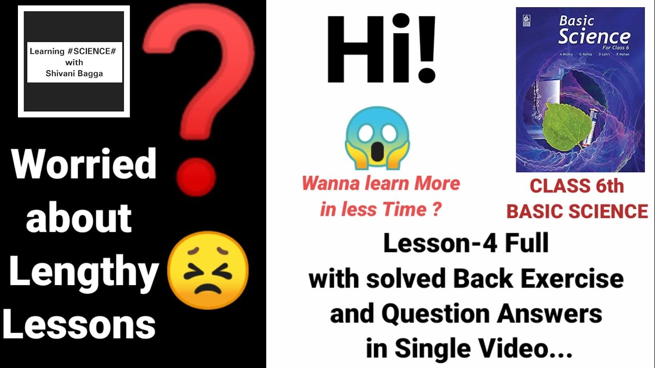 6th L-4 BASIC SCIENCE BOOK.
