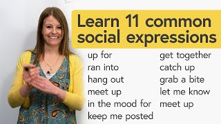 Easy English Conversation: 11 Common Social Expressions