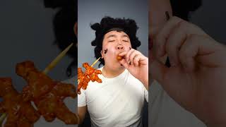 Fire Noodles, Rose Mara Tteokbokki, spicy chicken feet Funny Mukbang #shorts