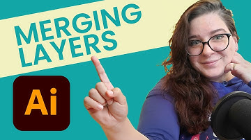 How to merge layers in Adobe Illustrator for beginners