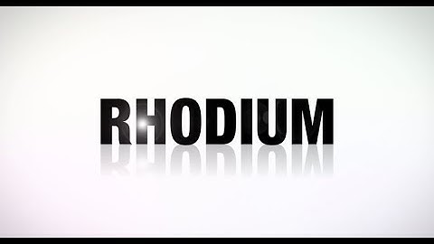 Rhodium - Reflecting The Future