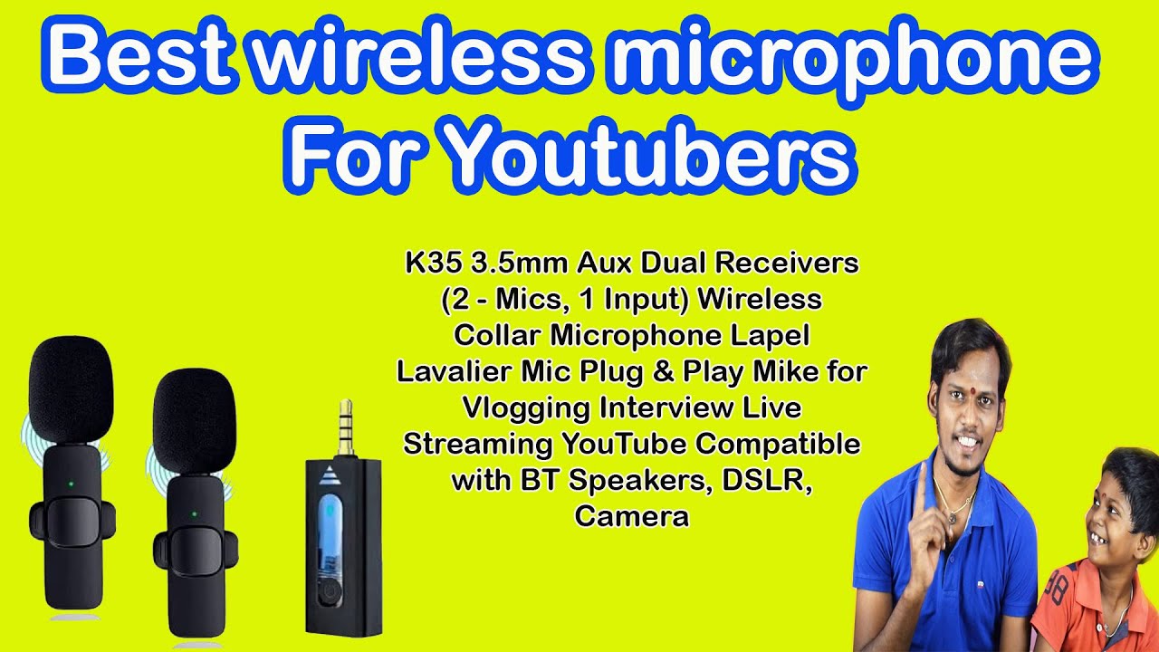 Best wireless mic for youtube videos wireless mic Unboxing in Tamil