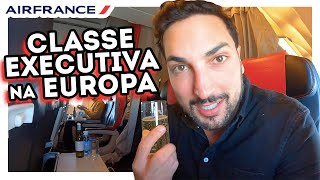 EXECUTIVA NA EUROPA VALE A PENA? COMO É VOAR DE AIR FRANCE DE PARIS A ALEMANHA? - Estevam Pelo Mundo