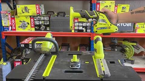 Máy cắt tỉa hàng rào Ryobi dùng pin 18v.   0769500600——0769600700