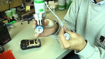 Calibrating Rae Systems QRae 3 Gas detector using "T"