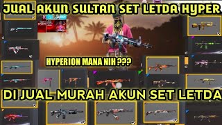 JUAL AKUN SULTAN MURAH ADA SET LETDA HYPER MANA HYPERION