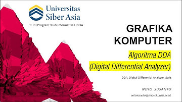 Penjelasan Konsep & Simulasi Algoritma DDA (Digital Differential Analyzer)