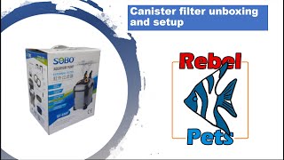 SOBO SF-650F Canister filter 👌 unboxing + setup !! screenshot 5