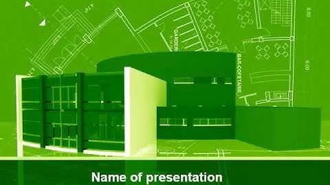 Building Layout PowerPoint Template by PoweredTemplate.com