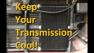 how to install a transmission cooler - easy!