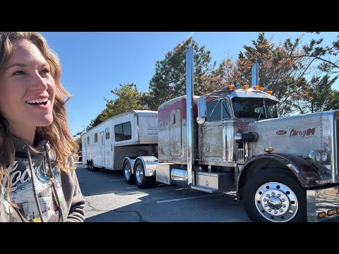 Cross Country for Cruisin’ Ocean City Show in our classic Peterbilt!