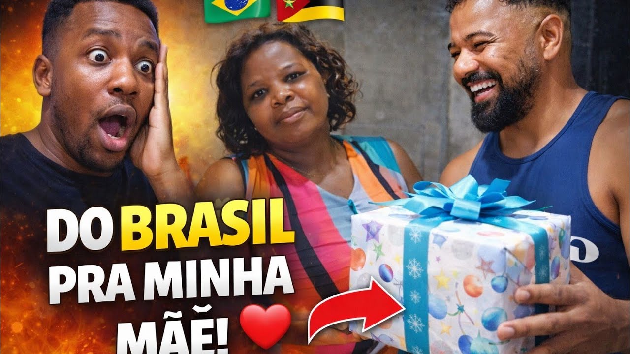 BRASILEIRO SURPREENDE MINHA MÃE EM MOÇAMBIQUE 🇧🇷😭🇲🇿 (ME EMOCIONEI!)