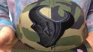 Texans 'NFL MIGHTY-XL' Army Camo Fitted Hat by New Era