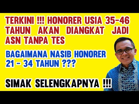 Selamat, 6 Honorer ini Prioritas Jadi PNS Tanpa Tes 5 hqdefault