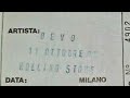 Devo Rolling Stone Milano Italy 11 Oct 1990 Devo Rolling Stone Milano Italy 11 Oct 1990