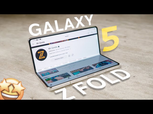 Samsung Galaxy Z FOLD 5 - A Maior Produtividade Possível! Ainda