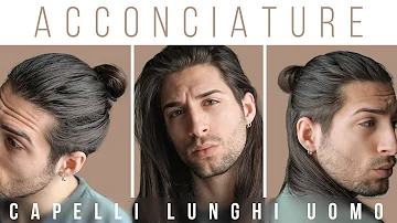 Come gestire capelli lunghi mossi uomo?