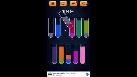 Water Sort Puzzle - Color Liquid Sorting Game Level 134 Solution