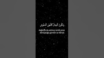 سورة القارعة | Karia Suresi #قرآن #kuran #اكسبلور
