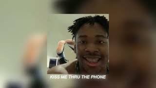 kiss me thru the phone (sped up)