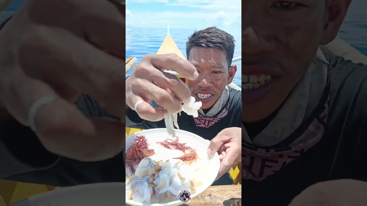 Tuyom pusit at gulaman 