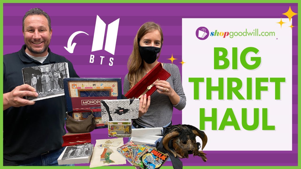 shopgoodwill.com | Big Thrift Haul of New Items | BTS Album, Apple Watch, and more!