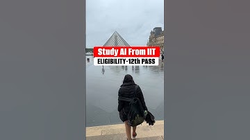 Study AI From IIT (Eligibility 12th Pass )