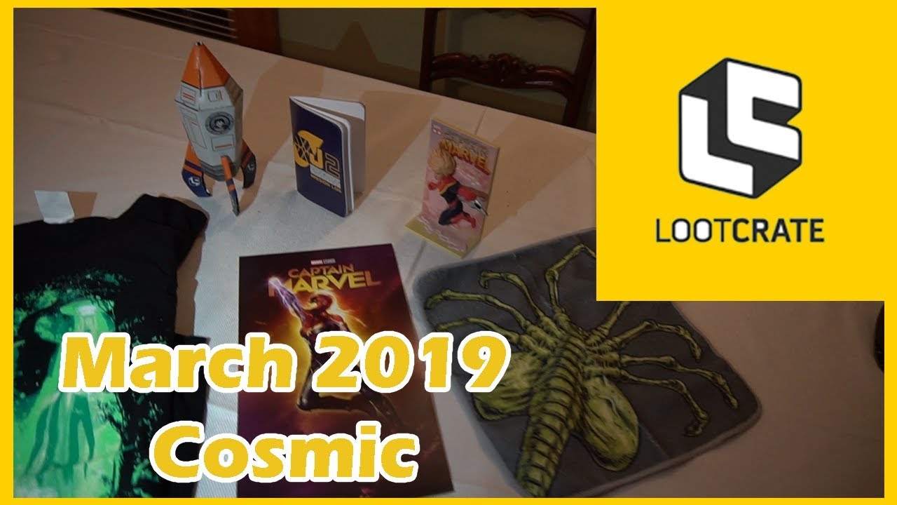 Loot Crate March 2019 Cosmic Unboxing