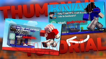 How to make CLEAN Thumbnails for Bedwars