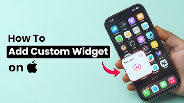 Hoe voeg ik een aangepaste widget toe op de iPhone?