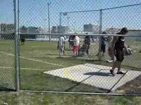 Douglas Blake Throwing Discus