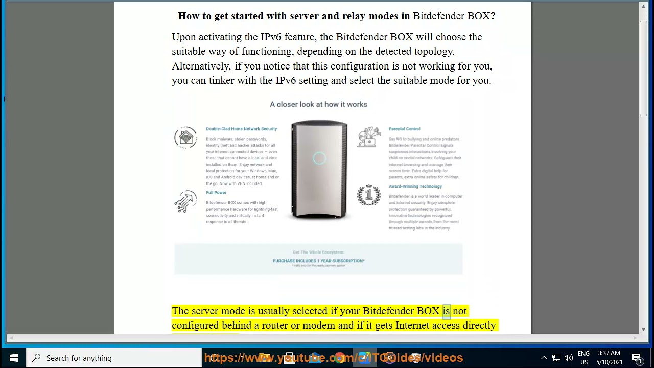 Get started with Bitdefender BOX server & relay modes
