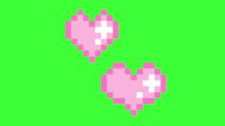 ✔️GREEN SCREEN EFFECTS: Hearts