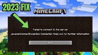 2023 FIX Minecraft Connection Timed Out | No Further Information TLauncher