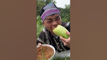 Ai được ăn quả dưa mèo này chưa? #anhemgacon