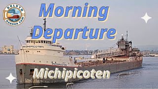&quot;Morning Departure&quot; Michipicoten departed Duluth 06/10/2023