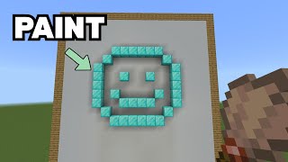 How to paint using Commands in Minecraft Bedrock
