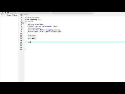 How to Swap Two numbers in Dev C++ | C++ | Tutorials