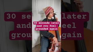 If it feels like you’re floating above your body, listen to this for 30 seconds to get grounded