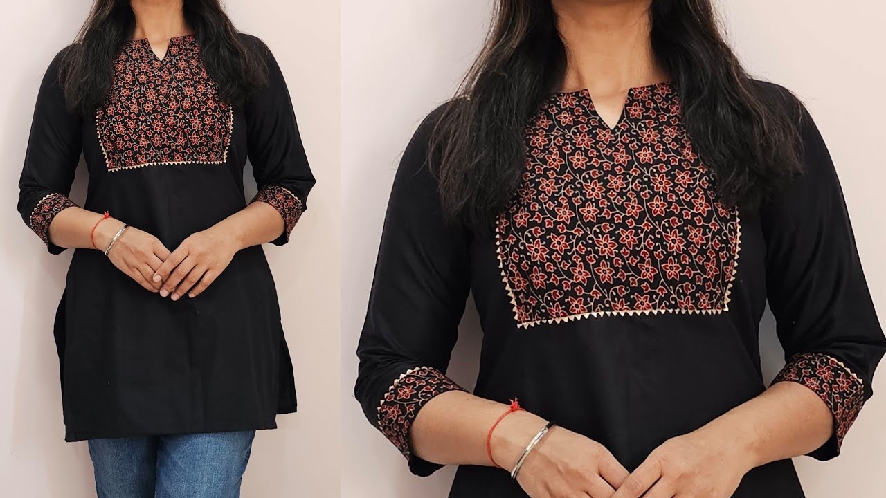 Short Kurti Cutting And stitching | kurti Design