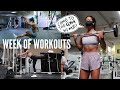 WEEK OF WORKOUTS | Growing the Booty, Building Muscle + Doing Cardio!