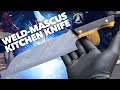 MIG Weld Damascus Kitchen Knife - Will It Work??
