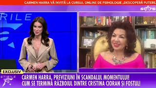 Carmen Harra | Cristina Cioran încheie o relație karmică, să facă pace și să meargă mai departe