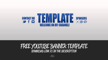 Simple Free YT Banner Template.