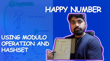 Happy Number | LeetCode 202 | Javascript | Using HashSet and Modulo Operation
