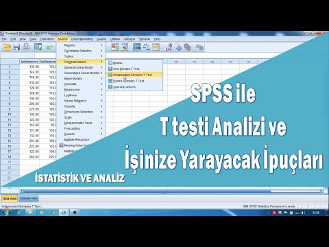 Video: İki örnek t testi nasıl yapılır?