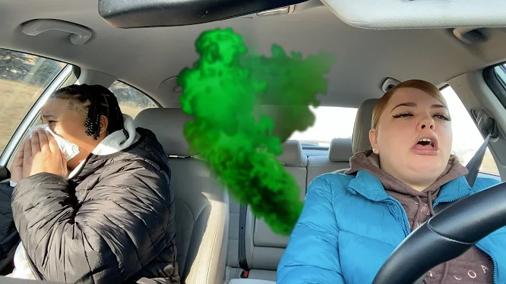 FART SPRAY PRANK WITH THE WINDOWS LOCKED ON MY GIR...